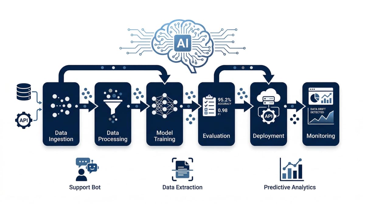 AI assistant handling business messages