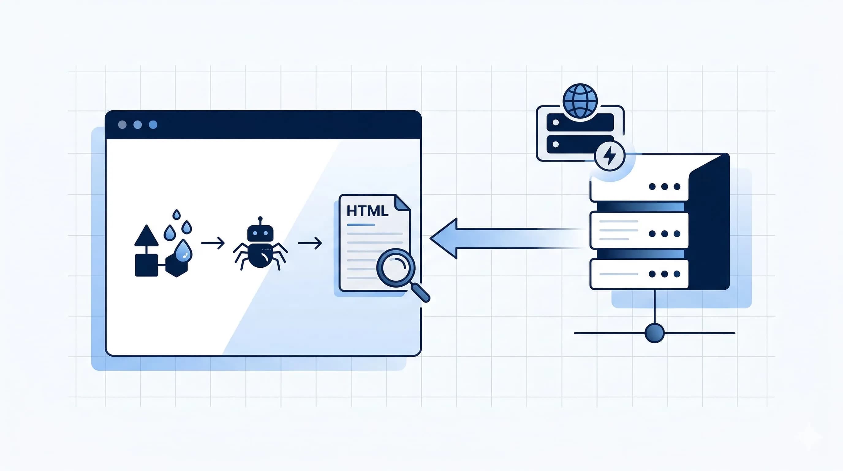 Next.js application architecture diagram